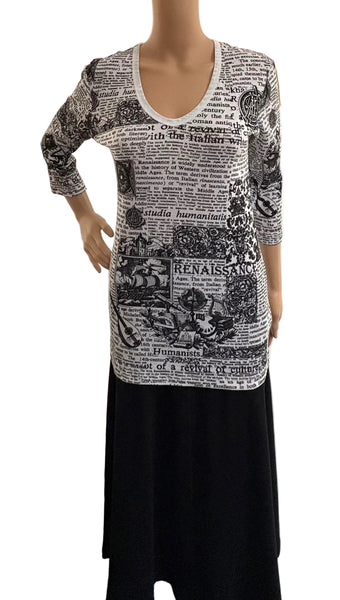 Renaissance V-neck - White