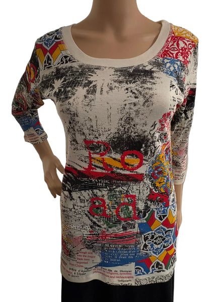 Silk Road scoop neck - Ivory