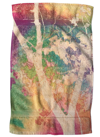 Fresco Towels - Abstract Tree Lemon - Hand Towel