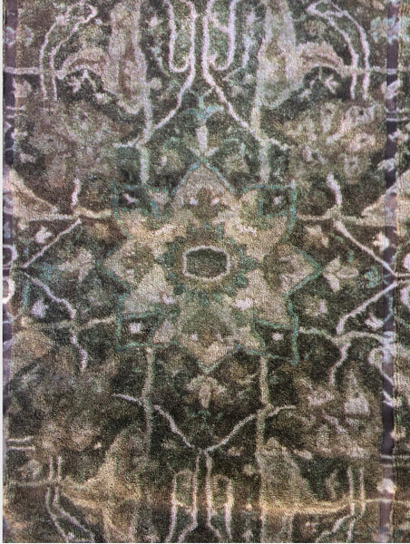 Fresco Towels - Casbah Rug Olive/Bark - Medium Bath Mat