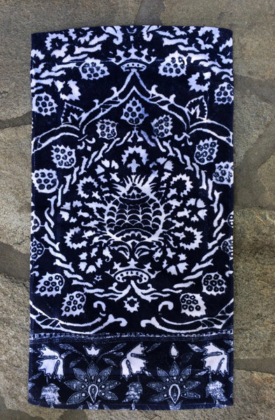 Fresco Towels - Bohemian Damask Royal Blue - Medium Bath Mat