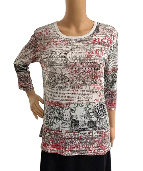 Neo Classical Crew neck - White