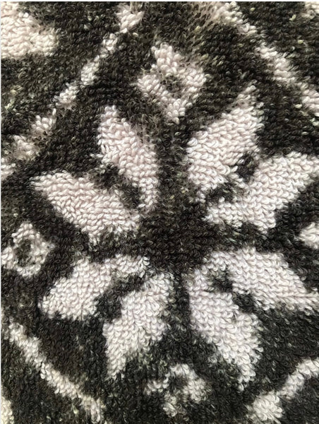 Fresco Towels - Nordic Rug Black /Bark - Bath Towel