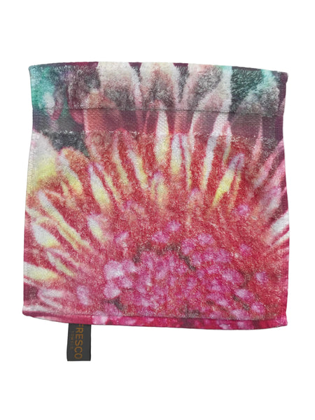 Fresco Towels - Extravaganza Flower White - Washcloth