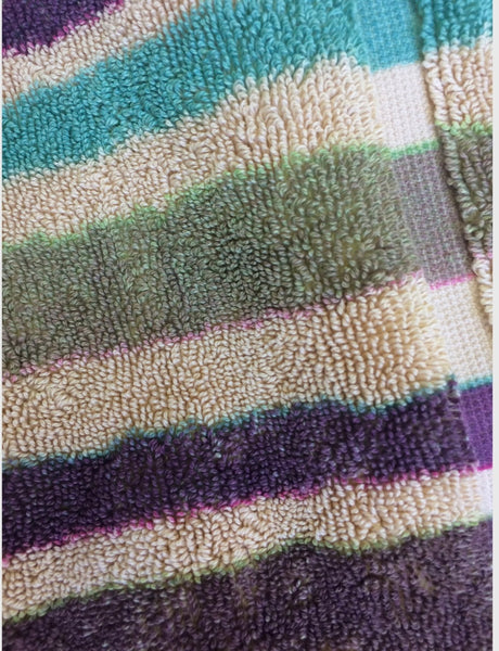 Fresco Towels - Napa Strips Vanilla - Small Bath Mat