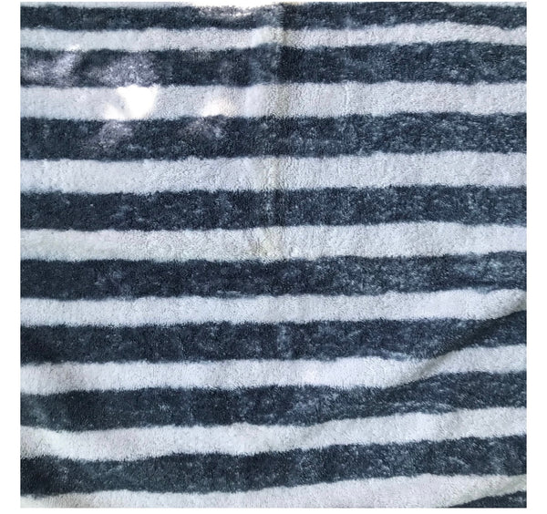 Fresco Towels - Napa Stripes Chambray/ White - Hand Towel