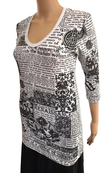 Renaissance V-neck - White