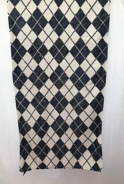 Fresco Towels - Argyle White - Bath Towel