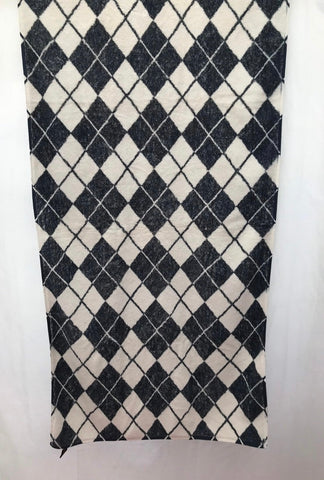 Fresco Towels - Argyle White - Bath Towel