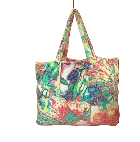 Fresco Towels - Abstract Watercolor - Large Tote Bag