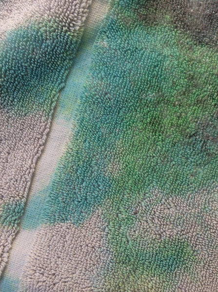 Fresco Towels - Tie dye Taupe - Small Bath Mat