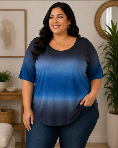 Ombre - Black,Grey,Royal Blue