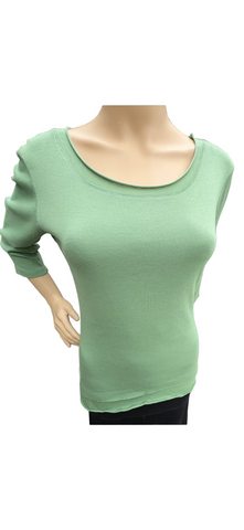 Solid Roll up Round-Neck Top - Growth Spurt