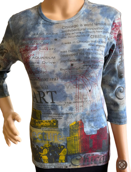 Chicago Architecture - Blue