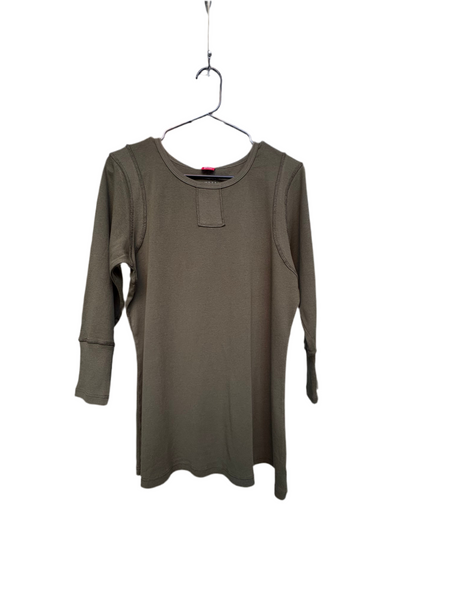 Textured Details Solid Top - Duffle