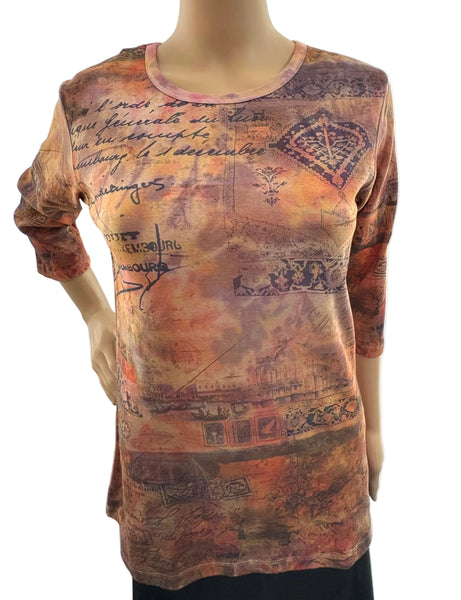 Venetian Rose Crew neck - Gold