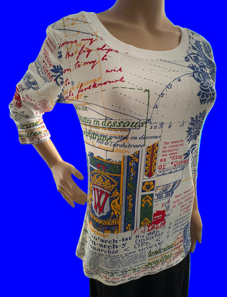 Monarchy Scoop neck - white