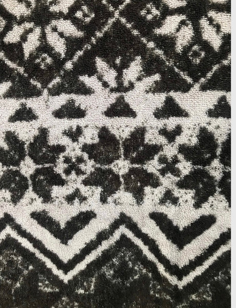 Fresco Towels - Nordic Rug Black /Bark - Bath Towel