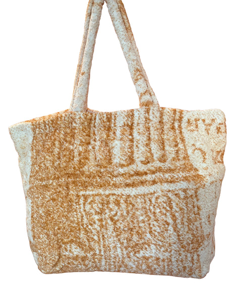 Fresco Towels - Roman Pillar Ivory - Large Tote Bag