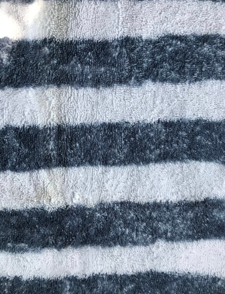 Fresco Towels - Napa Stripes Chambray/ White - Hand Towel