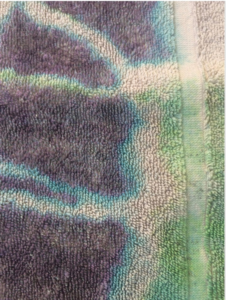 Fresco Towels - Tie dye Taupe - Small Bath Mat