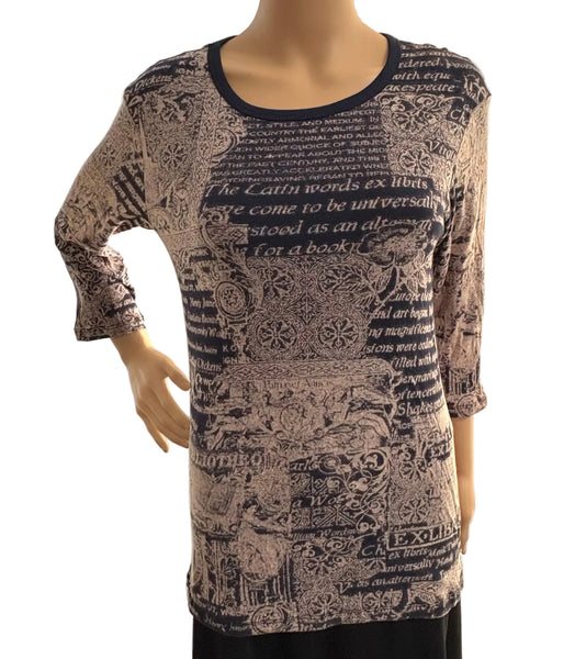Ex Libris Crew neck - Navy