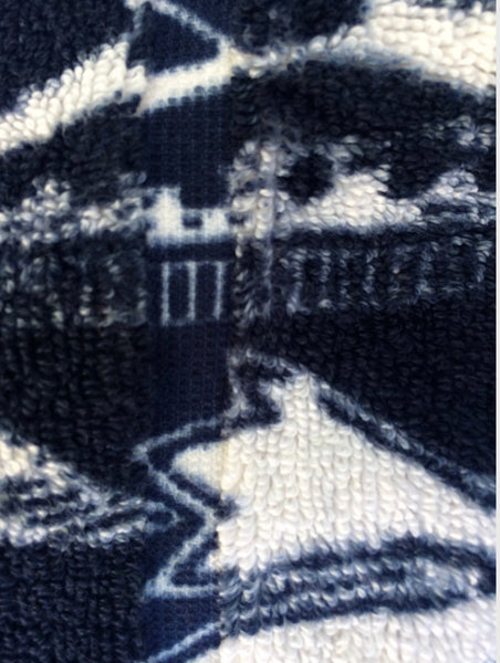 Fresco Towels - Bohemian Damask Royal Blue - Medium Bath Mat