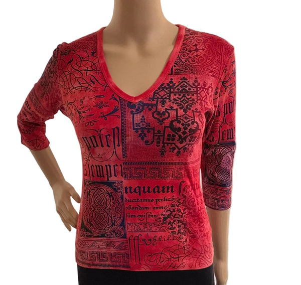 Urban Print - Red - Petite Size