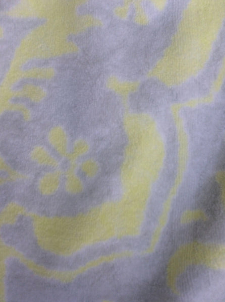 Fresco Towels - Venetian Brocade Lemon/Sand - Small Bath Mat