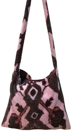 Fresco Towels - Ikat Diamond Pink - Messenger Bag