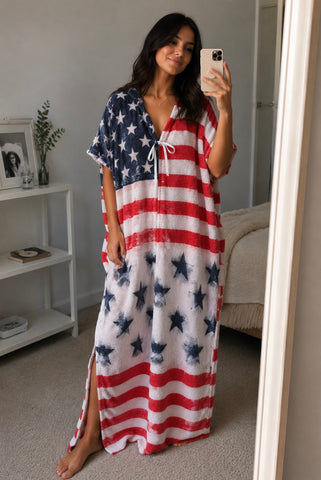 Fresco Towels - Americana Classic White - Long Kimono