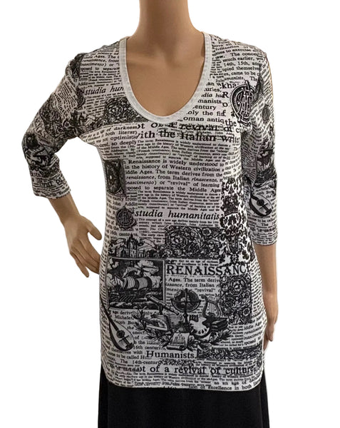 Renaissance V-neck - White