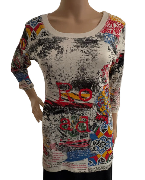 Silk Road scoop neck - Ivory