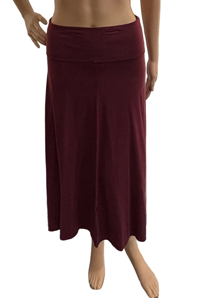 Long Skirt - Garment Dye Solid - Mulberry