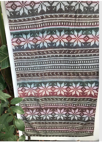 Fresco Towels - Nordic Snowflakes Taupe - Bath Towel