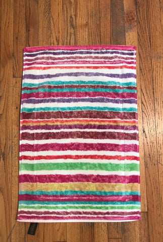 Fresco Towels - Napa Stripes Rainbow  - Small Bath Mat