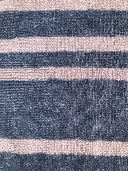 Fresco Towels- Napa Stripes Chambray/Taupe - Washcloth