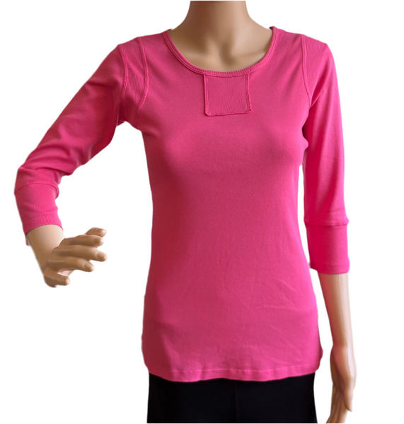 Textured Details Solid Top - Candy