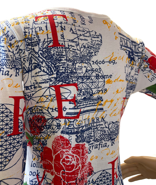 Terra Nova V neck top - White