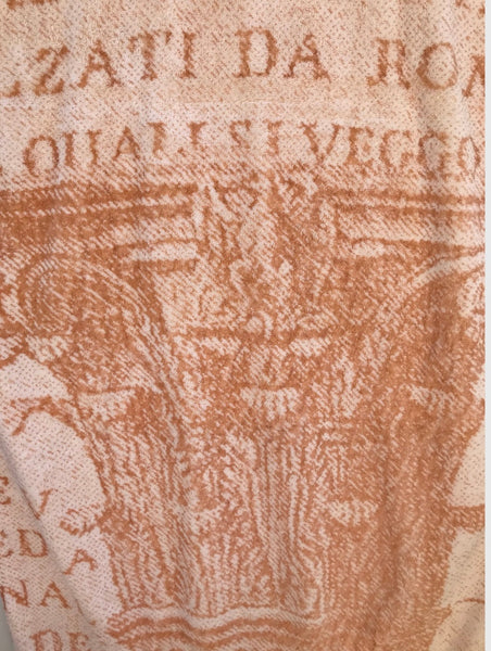 Fresco Towels - Roman Pillar Ivory /Gold - Bath Towel