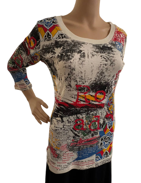 Silk Road scoop neck - Ivory