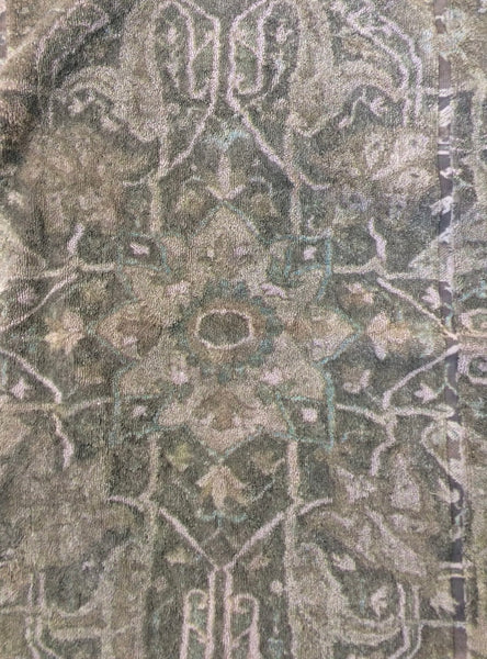 Fresco Towels - Casbah Rug Olive/Bark - Small Bath Mat