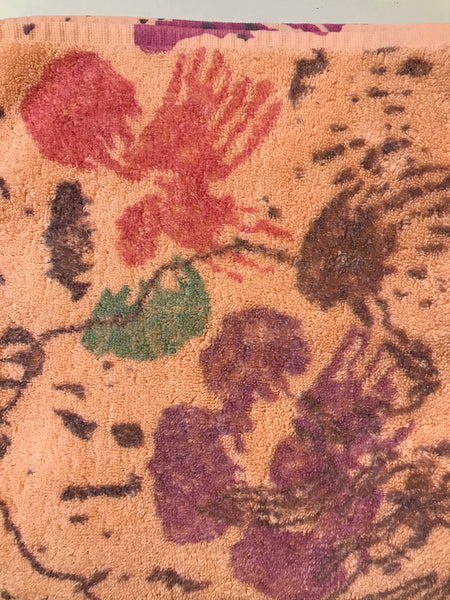 Fresco Towels - Hawaiian Flowers Peach - Washcloth
