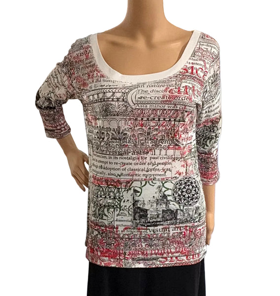 Neo Classical Scoop neck - White