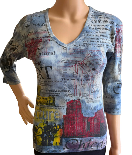 Chicago Architecture Blue