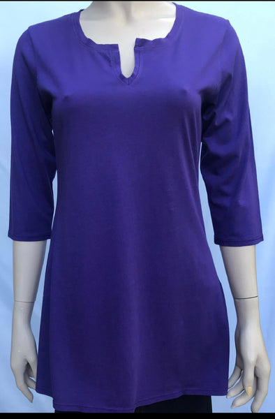 Lightweight Jersey Tunic - Pansy