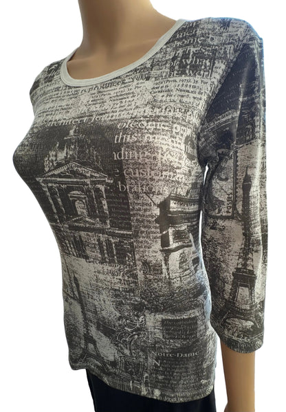 Notre Dame Crew neck - White