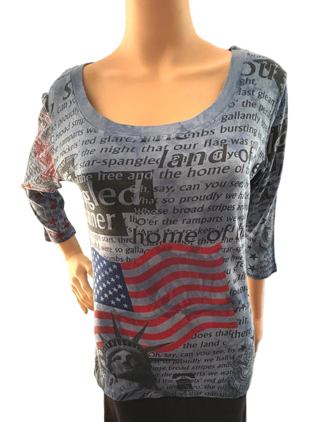 Americana Scoop neck - Navy