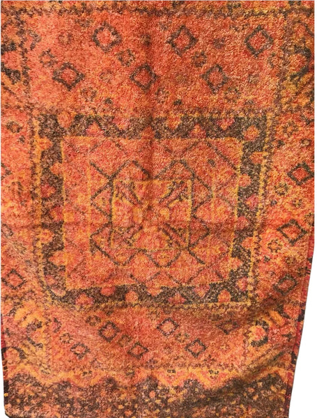 Fresco Towels - Kashmiri Rug Sunset Orange - Hand Towel