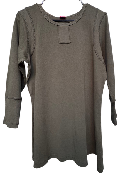 Textured Details Solid Top - Duffle